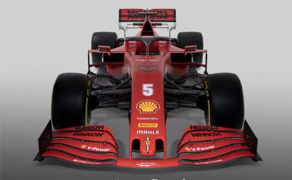 Ferrari SF1000 front aerial