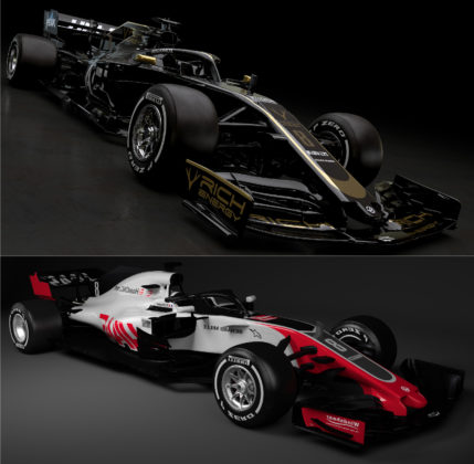 Haas VF-19 Angle Comparison