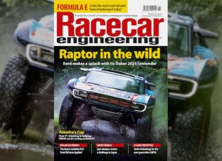 Racecar Engineering November issue featured cover